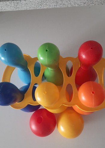 Renkli Plastik Bowling Seti, 3-6 yaş - Görsel 4