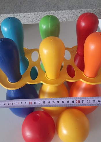 Renkli Plastik Bowling Seti, 3-6 yaş - Görsel 3