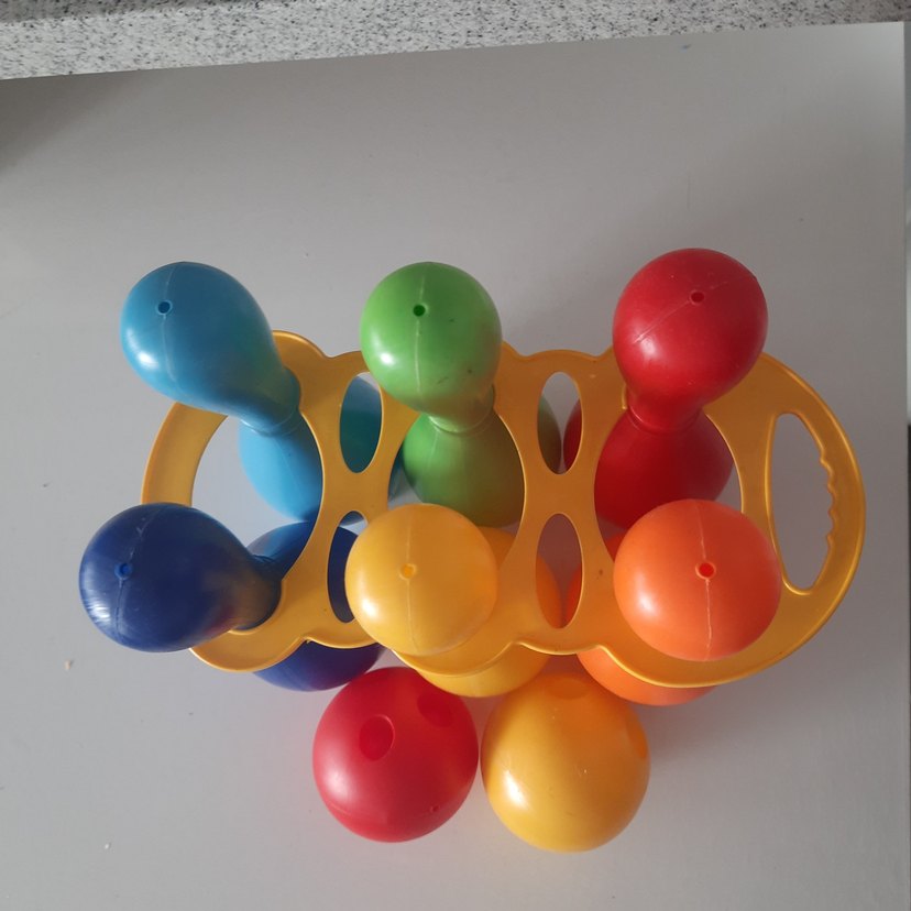 Renkli Plastik Bowling Seti, 3-6 yaş - Görsel 4