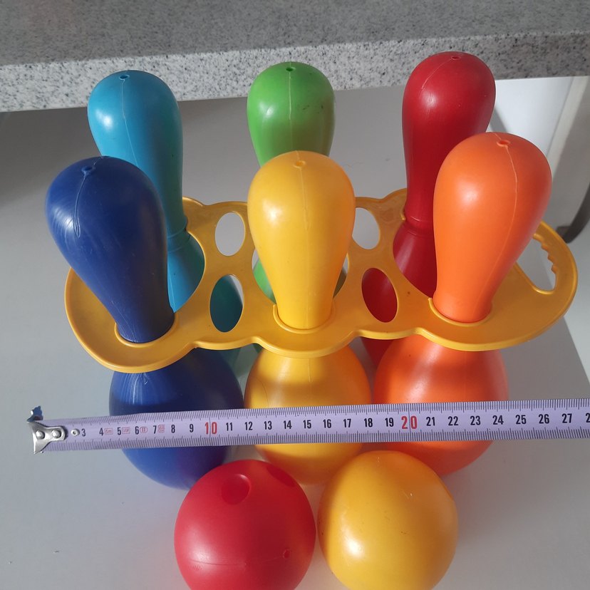 Renkli Plastik Bowling Seti, 3-6 yaş - Görsel 3
