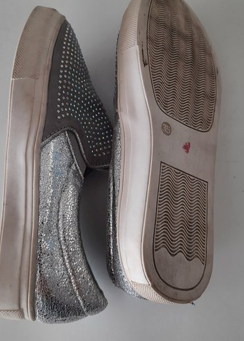 35 no ışıltılı loafer ayakkabı -okul ve günlük - Görsel 4