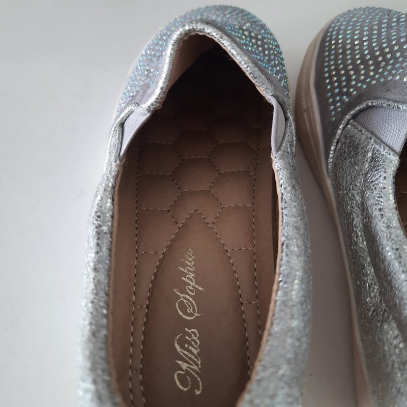 35 no ışıltılı loafer ayakkabı -okul ve günlük - Görsel 3