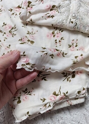 m Beden Bambu pijama takımı