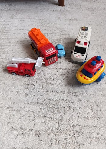 Renkli Mini Oyuncak Araç Seti