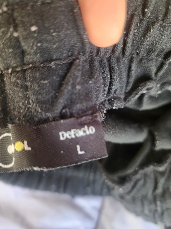 Siyah Baskılı bayan  Spor Şort - Görsel 2