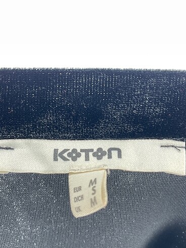 m Beden siyah Renk Koton Bluz %70 İndirimli.