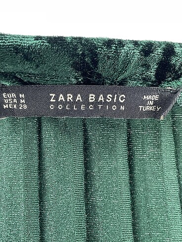 m Beden yeşil Renk Zara Midi Etek %70 İndirimli.