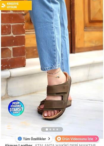Birkenstock Süet Toka Detaylı Kahverengi Terlik