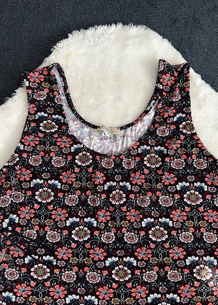 Kalın askılı bluz - Görsel 2