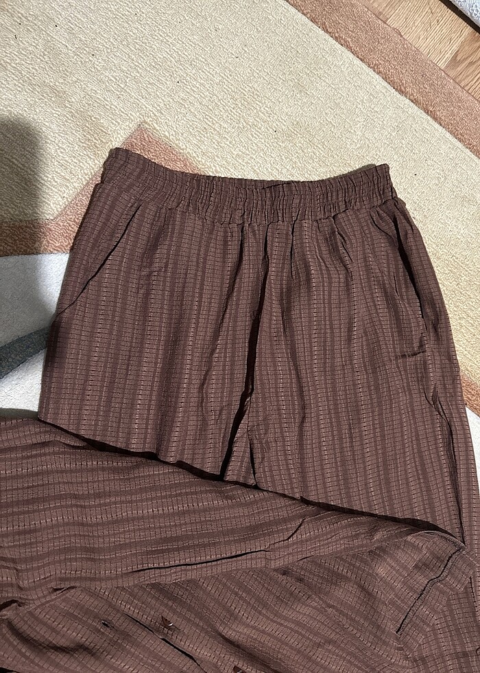 Müslin kahve renk Takım - Görsel 5