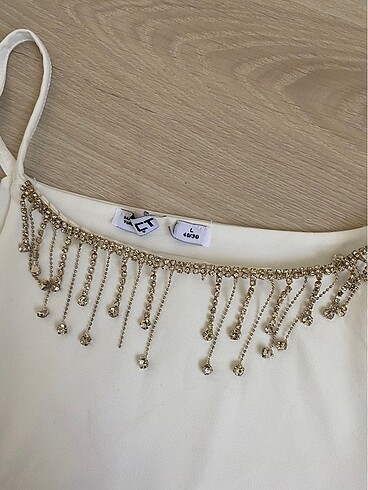 m Beden Beyaz crop