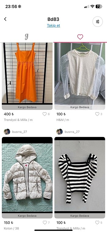 Turuncu günlük elbise