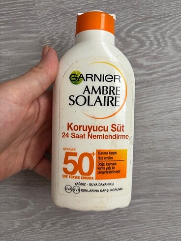 50 faktör güneş kremi