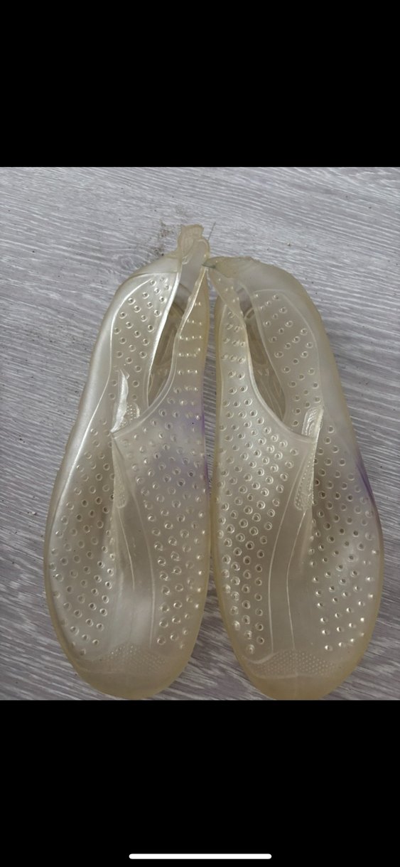 Şeffaf Erkek Plaj Ayakkabısı Beyaz - Görsel 2