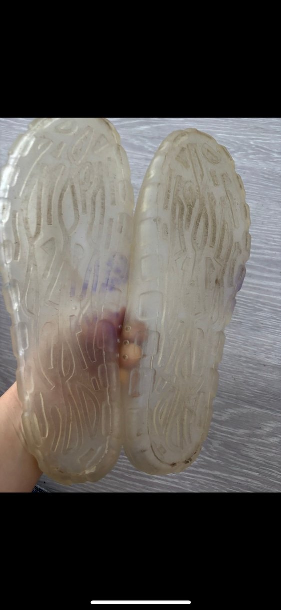 Şeffaf Erkek Plaj Ayakkabısı Beyaz - Görsel 3