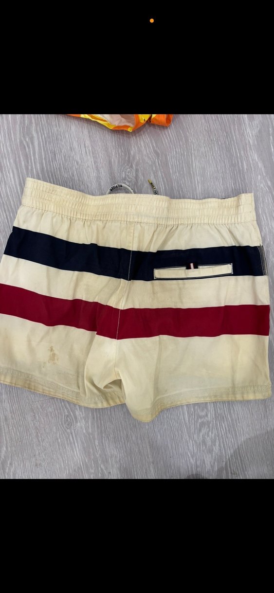 Beyaz Mini Erkek Mayo Şortu - Hilfiger Denim - Görsel 3