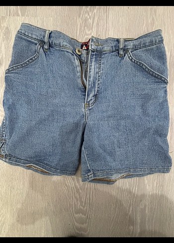 Zara Kadın Gri Denim Mini Şort