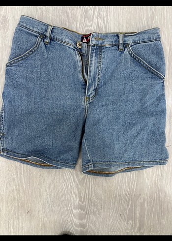 Kadın Gri Denim Mini Şort