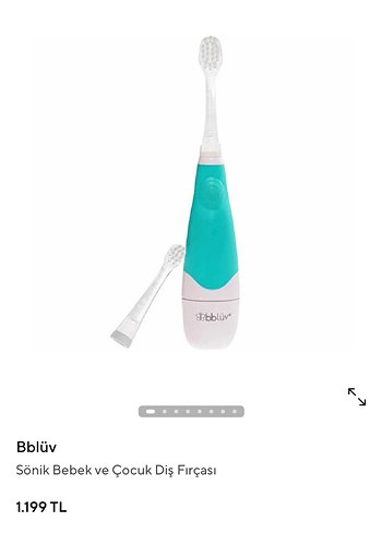 Bblüv Sönik Bebek ve Çocuk Diş Fırçası