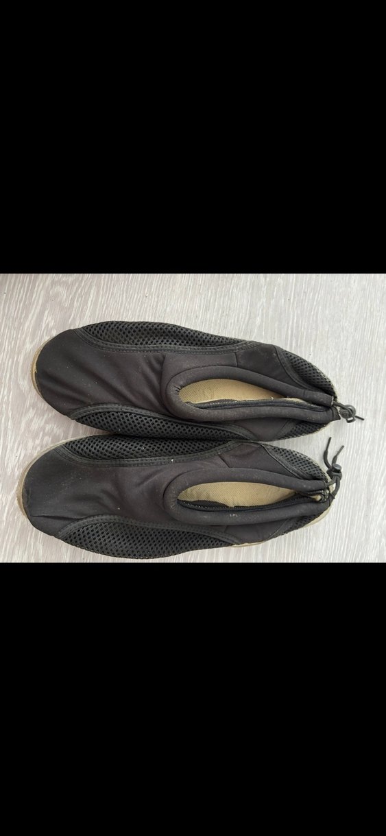 Erkek Siyah Gri Spor Su Ayakkabısı Velcro - Görsel 2