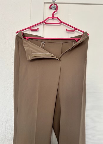 Trendyol & Milla Bej Midi Kadın Kumaş Pantolon