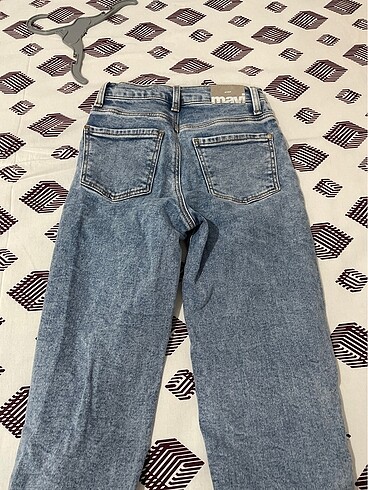 6 Yaş Beden mavi Renk Mavi jean