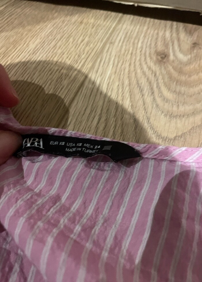 Zara baglama detayli top - Görsel 2