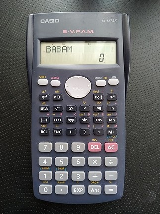 Casio fonksiyonel hesap makinesi