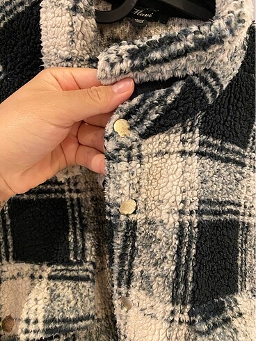 s Beden siyah Renk Mavi jeans gömlek