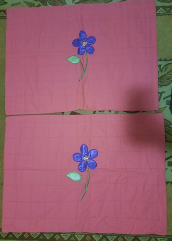 Desenli Çift Yastık Kılıfı - Görsel 2