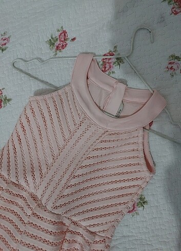 LC Waikiki Lcw 7 8 yaş toz pembe pudra elbise