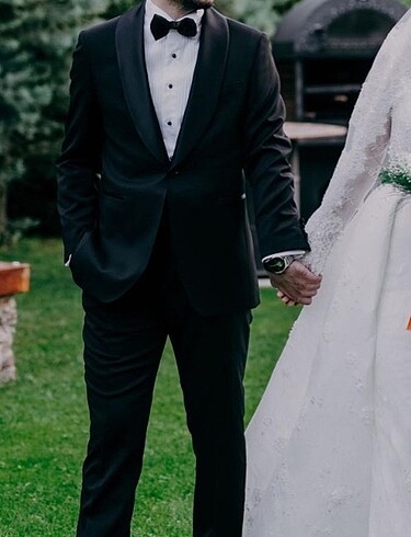 Smokin takım elbise 46 beden - Görsel 5