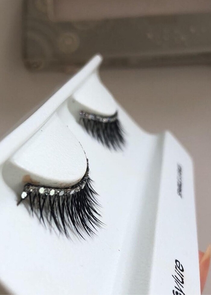 Taşlı Takma kirpik eylure - Görsel 3