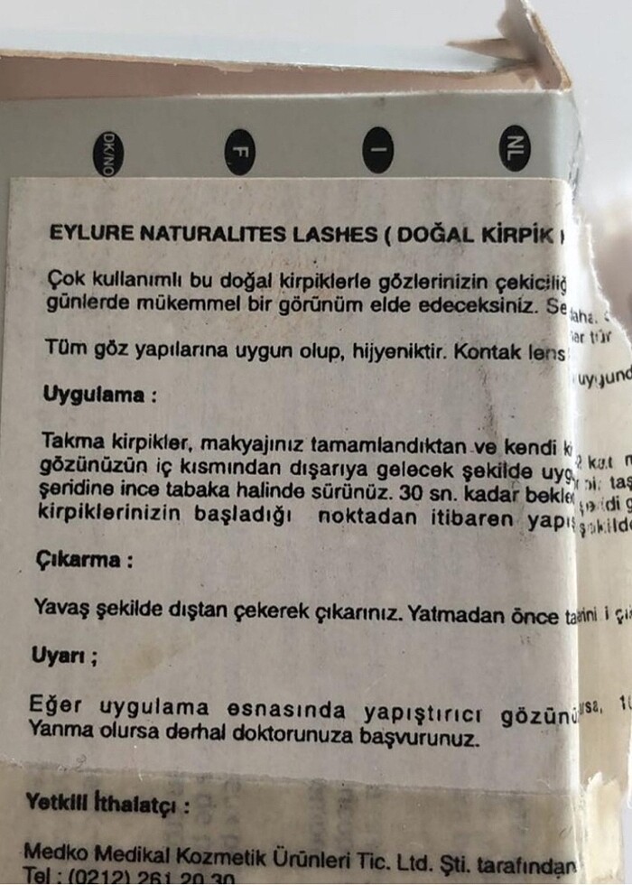 Taşlı Takma kirpik eylure - Görsel 4