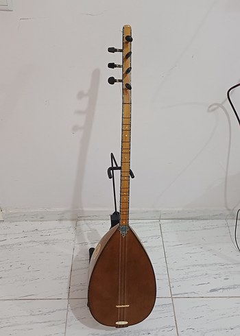 Parlak Bej kısa Saplı Bağlama - Görsel 6