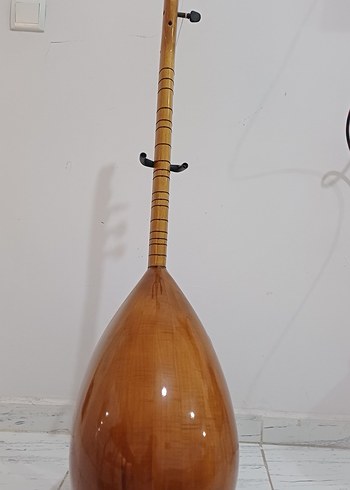 Parlak Bej kısa Saplı Bağlama - Görsel 2