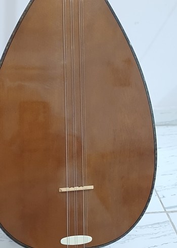 Parlak Bej kısa Saplı Bağlama - Görsel 7