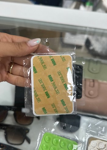 Düğmeli Çok Renkli Telefon Tutucu - Görsel 3