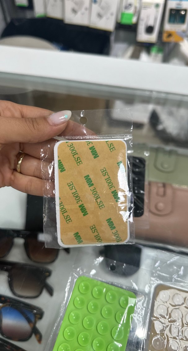 Düğmeli Çok Renkli Telefon Tutucu - Görsel 3