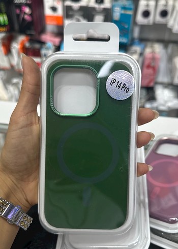 Apple iP14Pro Mavi Butonlu Kılıf - Görsel 9