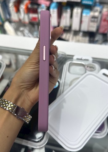 Apple iP14Pro Mavi Butonlu Kılıf - Görsel 12