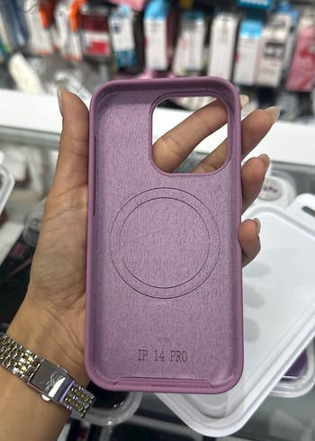 Apple iP14Pro Mavi Butonlu Kılıf - Görsel 11