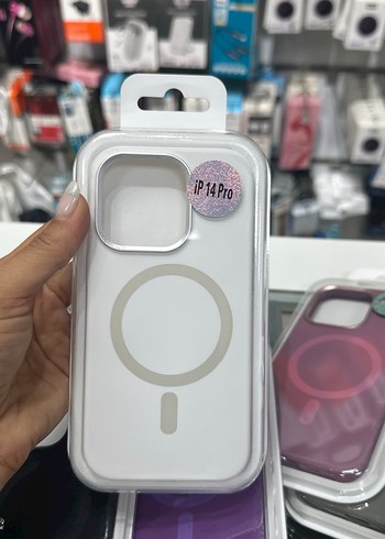 Apple iP14Pro Mavi Butonlu Kılıf - Görsel 8