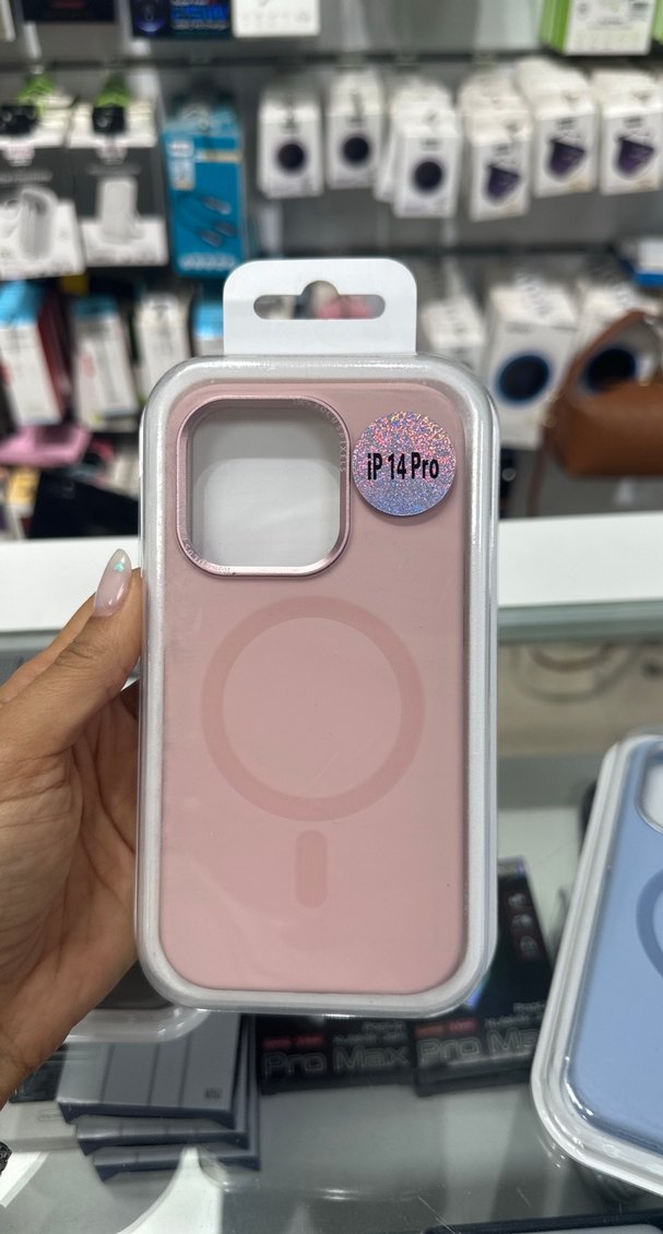 Apple iP14Pro Mavi Butonlu Kılıf - Görsel 2