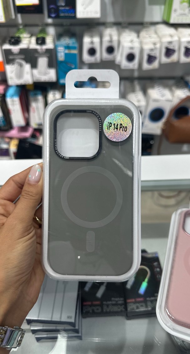 Apple iP14Pro Mavi Butonlu Kılıf - Görsel 3