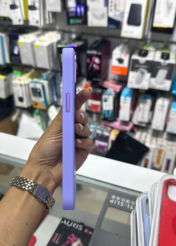 Apple Mor Parlak iPhone Kılıfı - Görsel 12