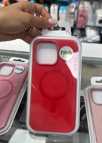 Apple Pembe Parlak iPhone 16 Pro Max Kılıfı - Görsel 3