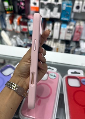 Apple Pembe Parlak iPhone 16 Pro Max Kılıfı - Görsel 7