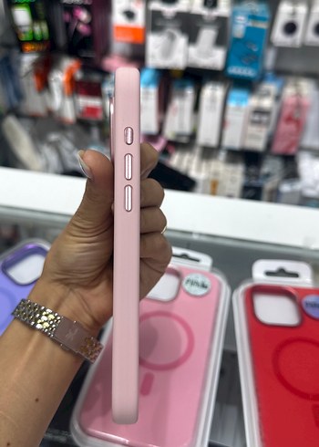 Apple Pembe Parlak iPhone 16 Pro Max Kılıfı - Görsel 8