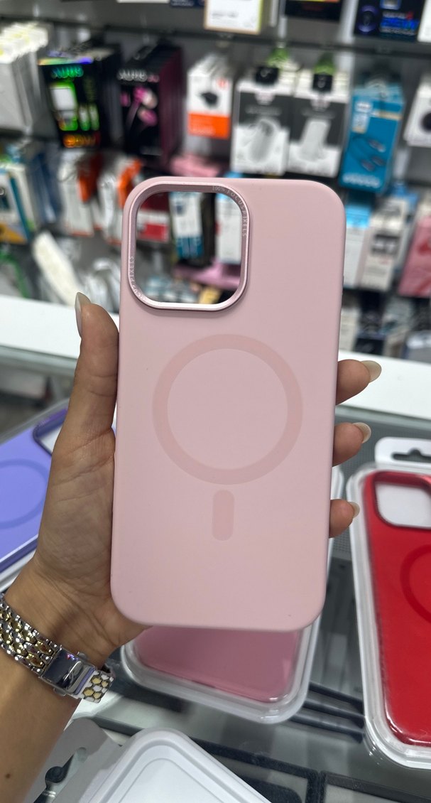 Apple Pembe Parlak iPhone 16 Pro Max Kılıfı - Görsel 5